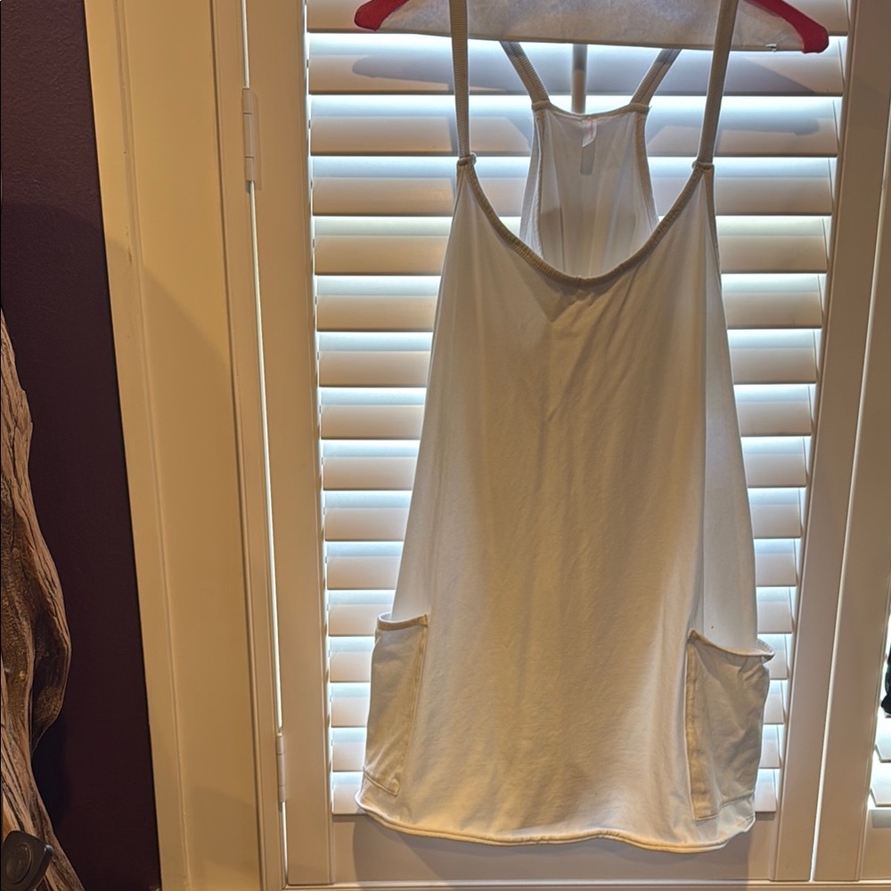 White Sleeveless Top